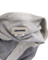 Women's Zadig & Voltaire Logo Long Sleeve Sweatshirt in Grey Cotton