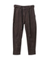 Women's Ulla Johnson Carmen High Rise Tapered Jeans in Brown Cotton