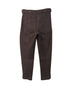 Women's Ulla Johnson Carmen High Rise Tapered Jeans in Brown Cotton