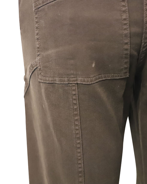 Women's Ulla Johnson Carmen High Rise Tapered Jeans in Brown Cotton