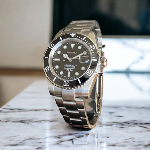 SEIKOMARINER | BLACK STEEL