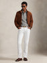 RALPH LAUREN Slim Fit Mesh Long-Sleeve Polo Canterbury Heather