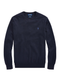 RALPH LAUREN Slim Fit Cotton Jumper Hunter Navy
