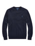 RALPH LAUREN Slim Fit Cotton Jumper Hunter Navy