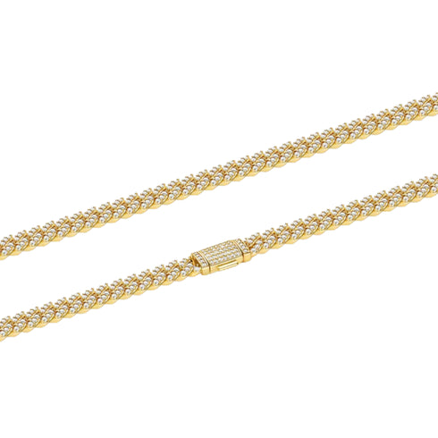 Iced Cuban Chain (Gold) - 8mm