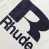 Rhude T-shirts Solid Color R Letter Printing Cotton Casual Short Sleeve Men and Women