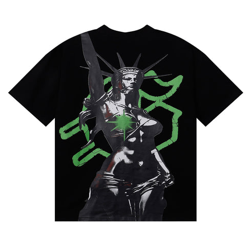 Godspeed T-shirts Mosaic Free Muse Printed Cotton Casual Short Sleeves Men and Women
