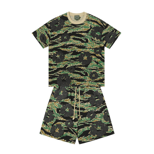 Denim Tears T-shirt & Shorts 2 Piece Set Camouflage
