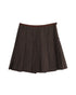 Women's Marc Jacobs Pleated Skirt in Brown Wool