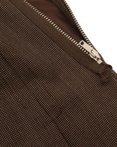 Women's Marc Jacobs Pleated Skirt in Brown Wool