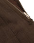 Women's Marc Jacobs Pleated Skirt in Brown Wool