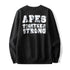 Bathing Ape Sweatshirts Generation Autumn and Winter Starry Sky Luminous Printed Long-Sleeved T-shirt