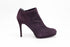 Women's Stuart Weitzman Ankle High-Heeled Boots in Eggplant Purple Suede