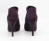 Women's Stuart Weitzman Ankle High-Heeled Boots in Eggplant Purple Suede