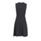 Women's Joseph Round Neck Sleeveless Dress in Black Acetate