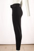 Women's Self Portrait Knitted Jogger with Large Belt in Black Viscose