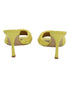 Women's Bottega Veneta Quilted Padded Mule in Yellow Leather