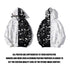 Bathing Ape Jacket Shark Head Black and White Luminous Coat
