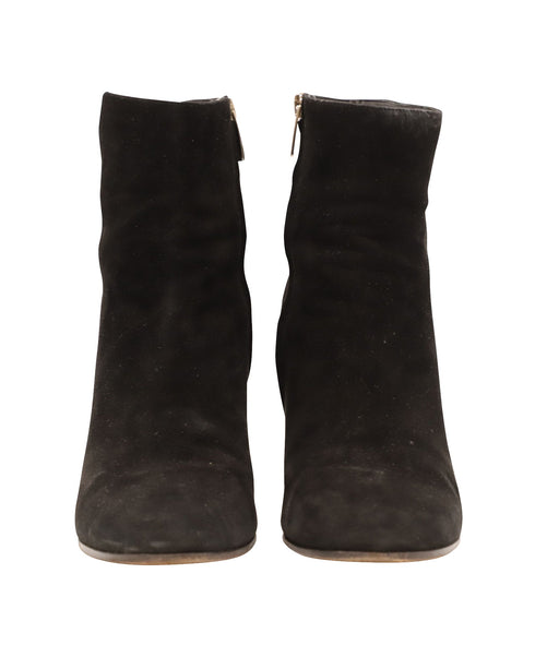 Women's Gianvito Rossi Ankle Booties in Black Suede