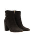 Women's Gianvito Rossi Ankle Booties in Black Suede