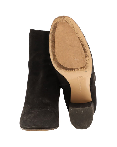 Women's Gianvito Rossi Ankle Booties in Black Suede