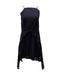 Women's Alexander Wang Roses Pinstripe A-line Apron Dress in Blue Polyester