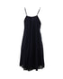 Women's Alexander Wang Roses Pinstripe A-line Apron Dress in Blue Polyester
