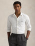 RALPH LAUREN Slim Fit Garment-Dyed Oxford Shirt White