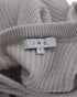 Women's Iro Lineisy Cold Shoulder Ribbed Knit Sweater in Light Beige Acrylic