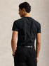 RALPH LAUREN Custom Slim Fit Jersey Crewneck T-Shirt Black