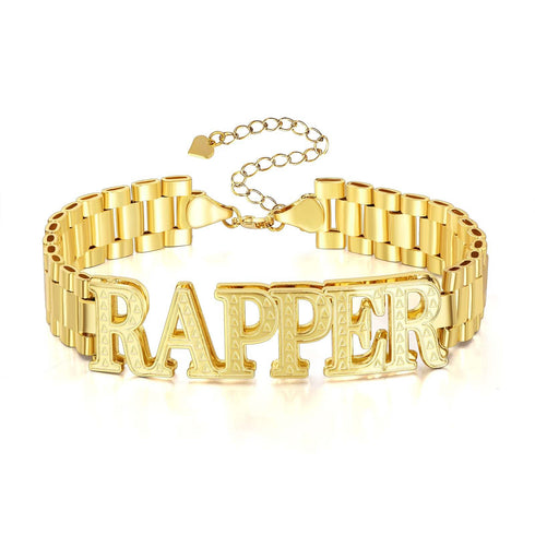 12mm Watch Band Custom Name Bracelet