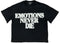 Mixed Emotions Rhinestone Tee Black