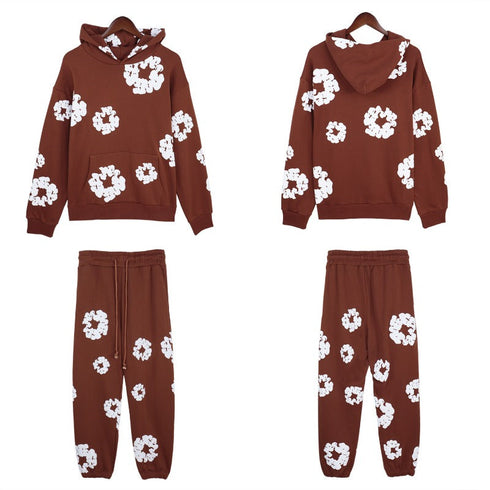 Denim Tears Outfit:Hoodie/Sweatpants (Separate Purchase Options) Casual Pants