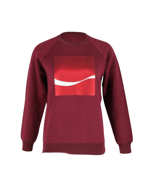 Women's Marc Jacobs Coca-Cola Motif Sweatshirt in Burgundy Tencel