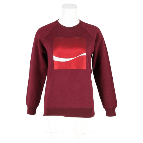 Women's Marc Jacobs Coca-Cola Motif Sweatshirt in Burgundy Tencel