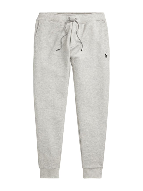 RALPH LAUREN Double-Knit Jogging Bottoms Light Sport Heather