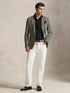 RALPH LAUREN Slim Fit Mesh Long-Sleeve Polo Black