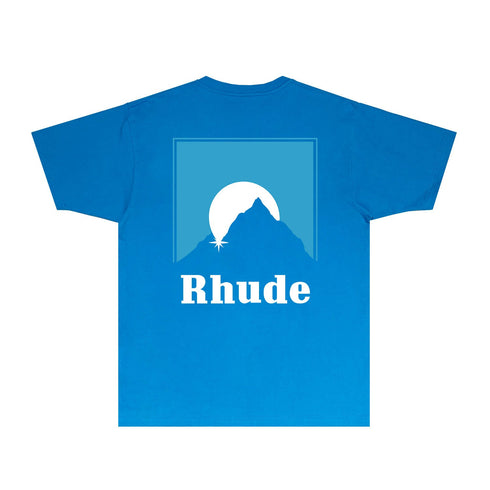 Rhude T-shirts Printed Trendy Pure Cotton