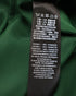 Women's Self-Portrait Pleated V-Neck Gown in Green Polyester