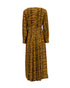 Women's Rixo Emma Midi Dress in Animal Print Polyester