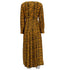 Women's Rixo Emma Midi Dress in Animal Print Polyester