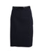 Women's Moschino Cheap And Chic Skirt with Belt in Navy Blue Virgin Wool