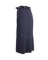 Women's Moschino Cheap And Chic Skirt with Belt in Navy Blue Virgin Wool