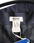 Women's Moschino Cheap And Chic Skirt with Belt in Navy Blue Virgin Wool