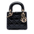 Lady Dior Chain Bag Cannage Quilt Patent Mini