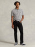 RALPH LAUREN Slim Fit Mesh Polo Shirt Canterbury Heather