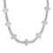 Clover Iced Prong Cuban Chain (Silver) - 8mm