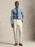 RALPH LAUREN Slim Fit Chambray Shirt Medium Wash