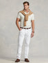 RALPH LAUREN Custom Slim Fit Soft Cotton Polo Shirt State Heather