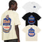 Rhude T-shirts Wine Printing Cotton Casual Short Sleeve Men and Women